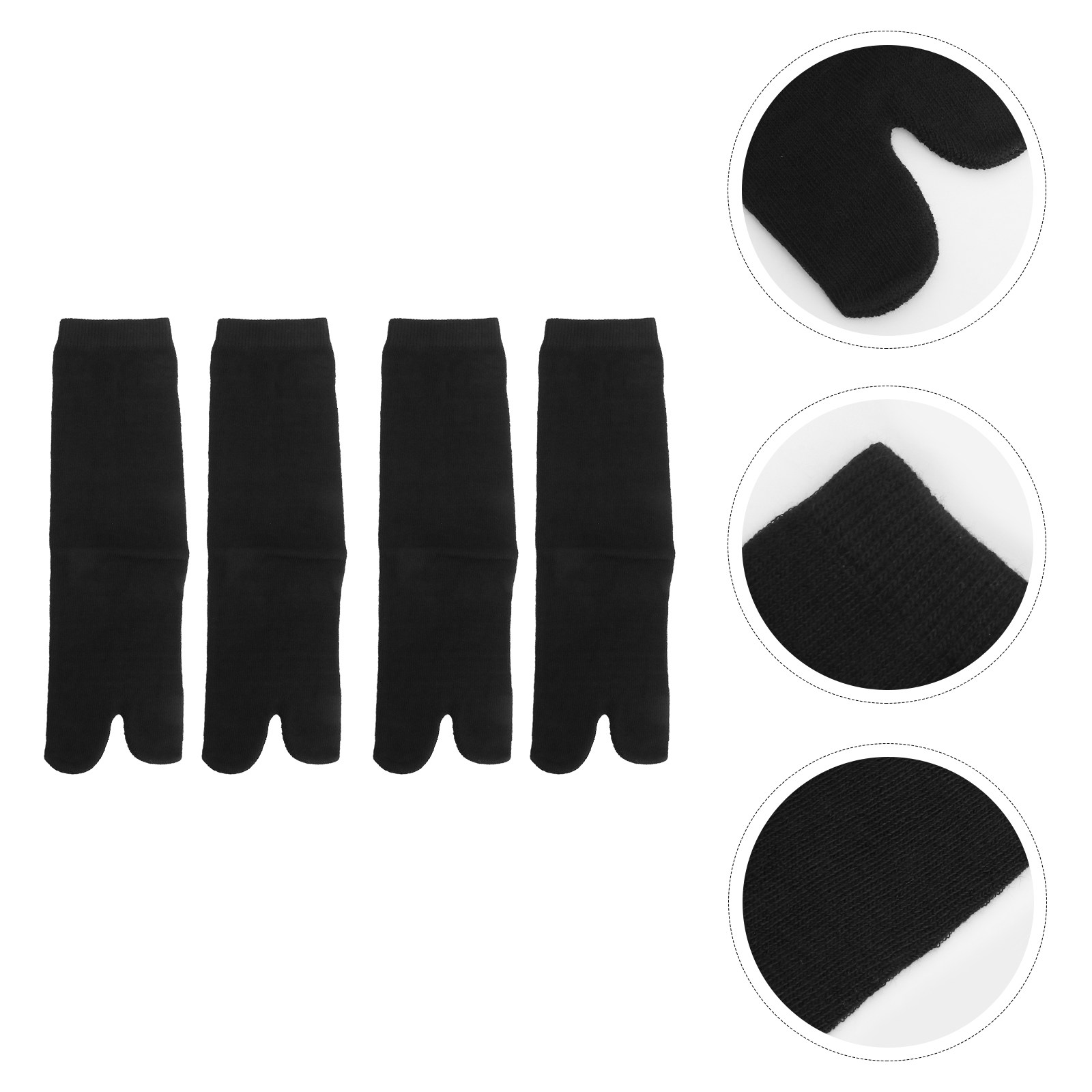 Toe Sock Split - 2Pairs Japanese Style Toe-Splitting Socks Comfortable