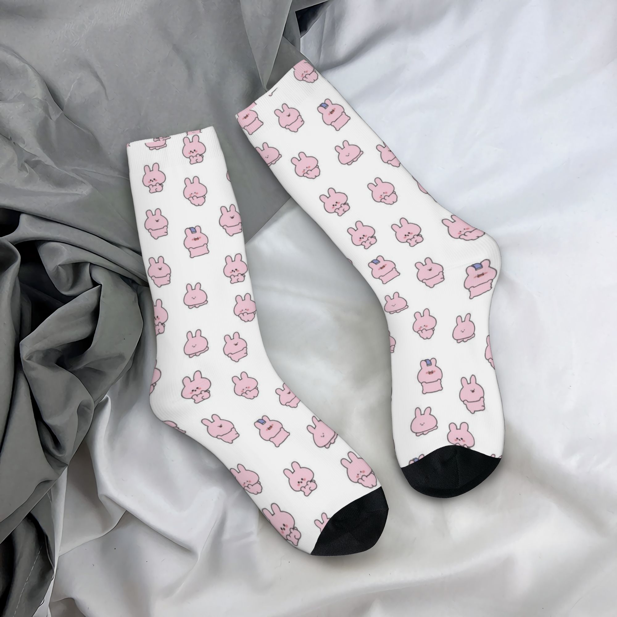 Dress Sock Men - Custom Cartoon A-Asamimichans Cute Dress Socks