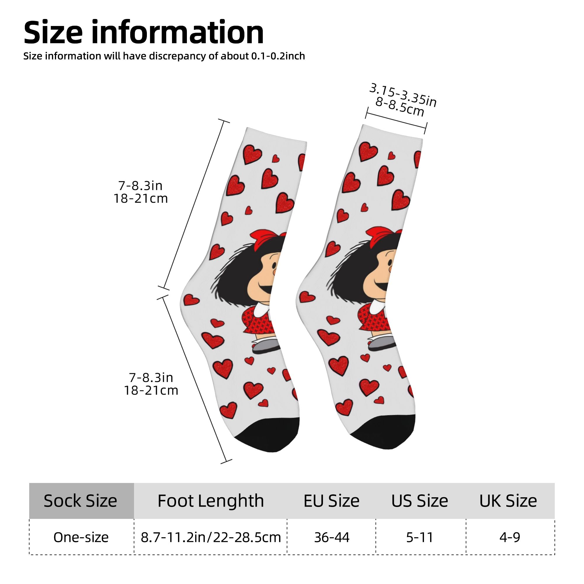 Custom Humor M-Mafalda Dress S - Dress Sock Men 评论和价格
