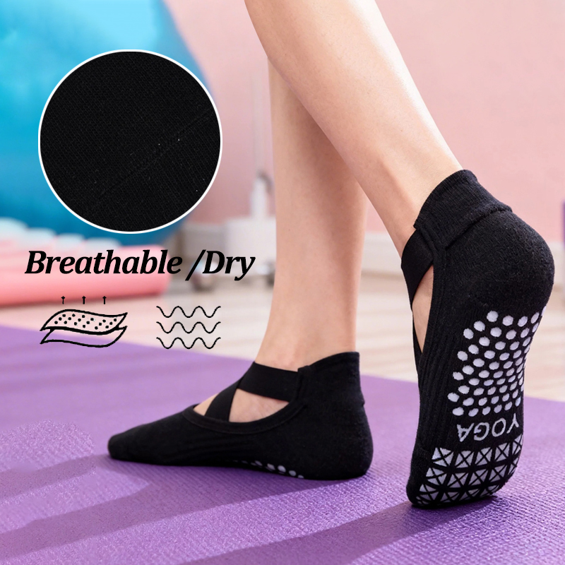 Women Non-Slip Yoga Socks Sili - Grip Sock Yoga 评论和价格