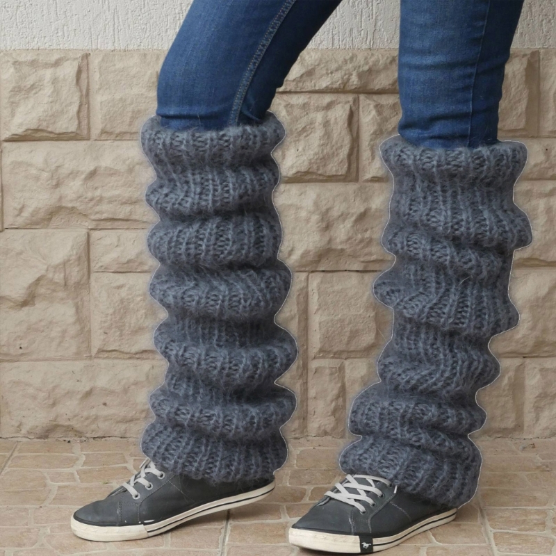 Women Winter Chunky Crochet Kn - Boot Sock Slouchy 评论和价格